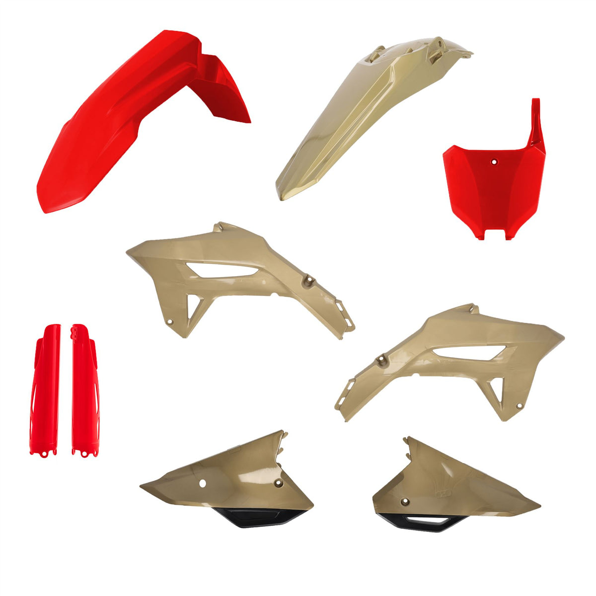 Acerbis Full Plastic Kit Red Gold 0024559.350