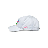 Alpinestars Vivid Curved Snapback Cap White