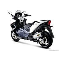 Akrapovic Stainless Steel Line Slip On Silencer For Aprilia SRV 850 ABS 2012-2016