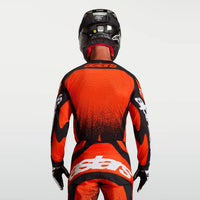 Alpinestars 2027 Techstar Swan MX Fire Red White Lavender Black MX Jersey