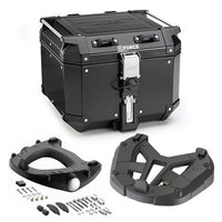 Kappa Bike Luggage K’FORCE MONOKEY Rear Rack & Top Box Kit Black For Suzuki DL 650 V-Strom 2017-2024
