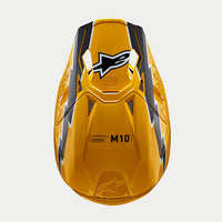 Alpinestars 2024 Supertech SM10 Ampress Black Yellow Motocross Helmet
