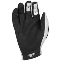 Fly Racing 2025 Youth Lite Motocross Gloves White Black