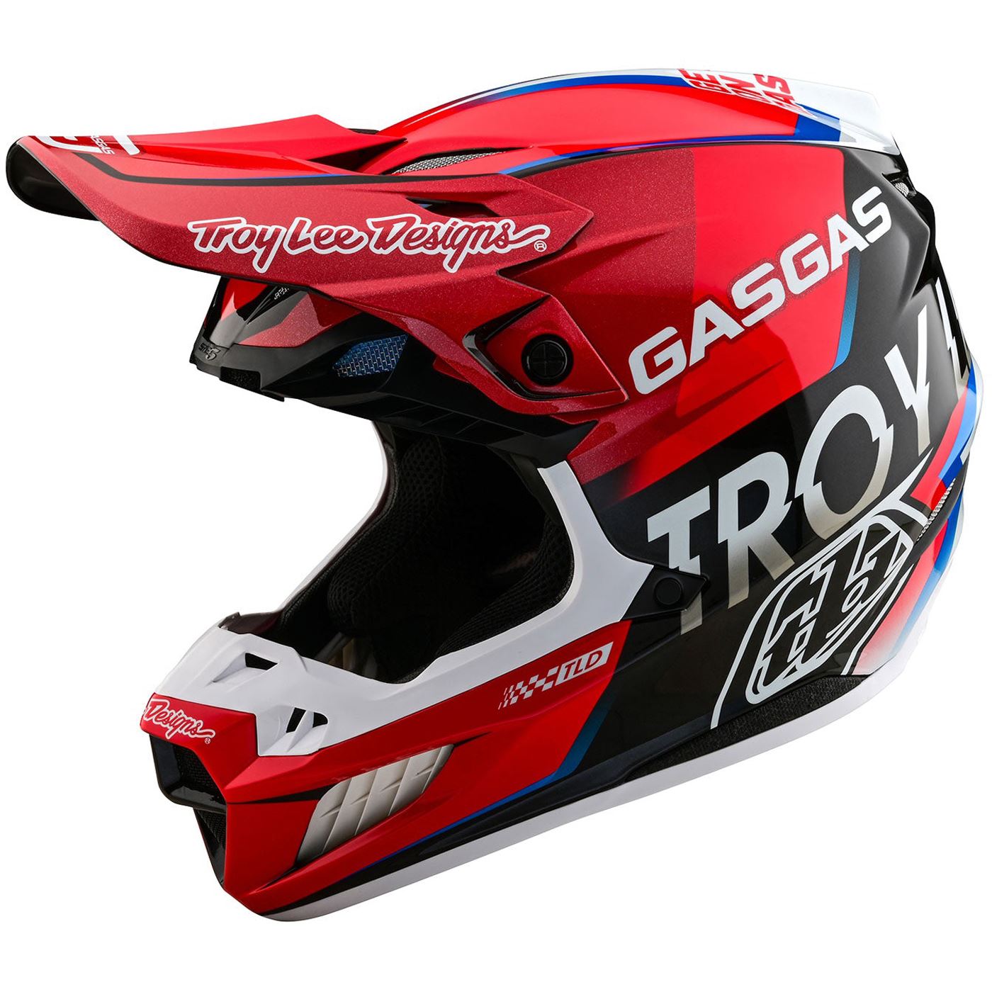 Troy Lee Designs 2025 Motocross Helmet SE5 Composite Gas Gas Fumes