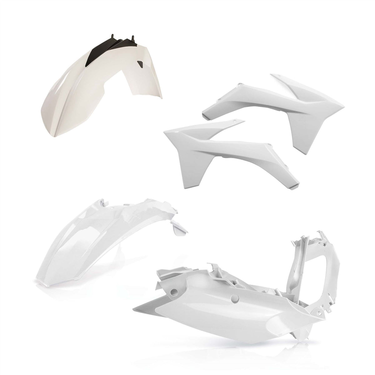 Acerbis Plastic Kit White For KTM EXC-F 250 2012-2013