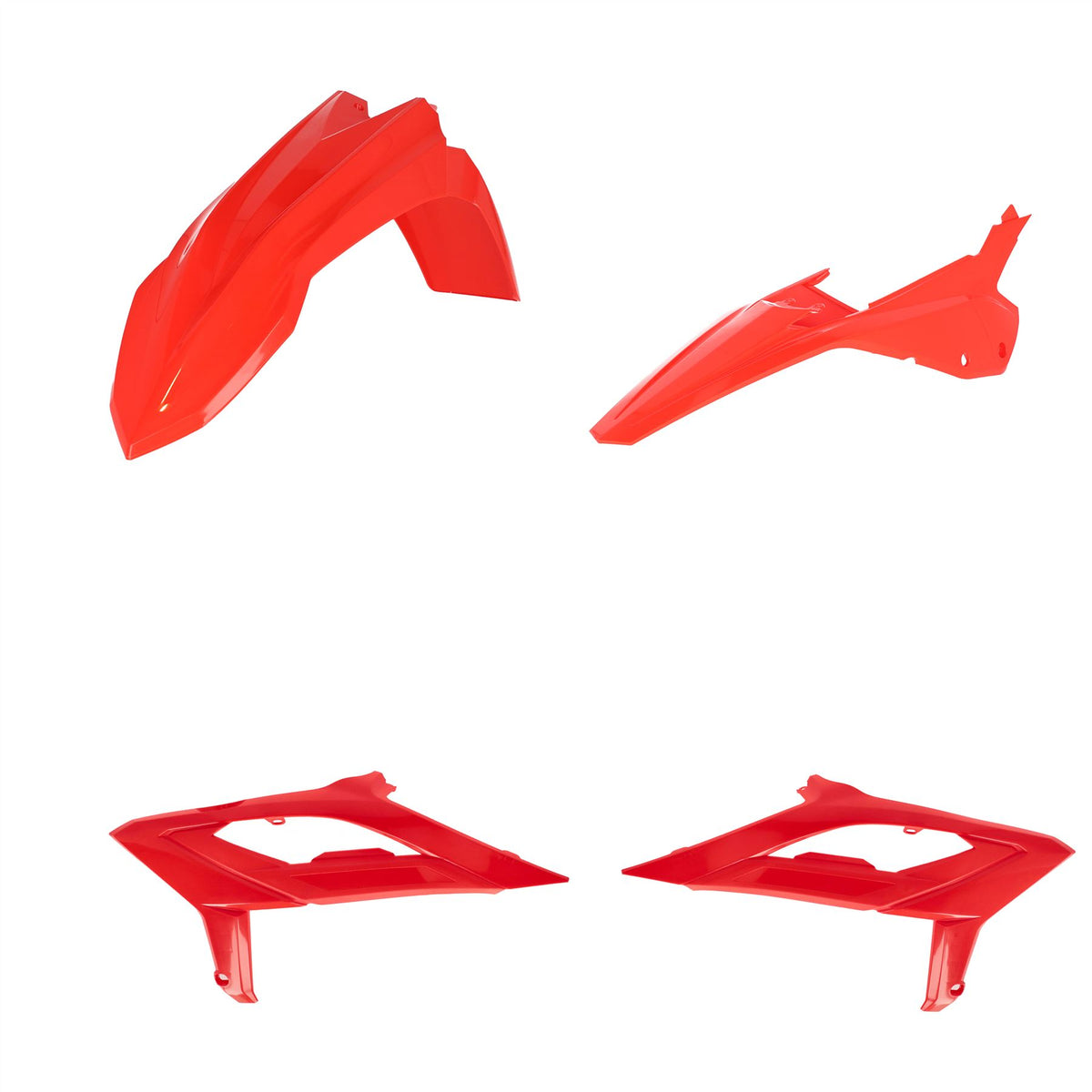 Acerbis Plastic Kit Red For Beta RX 300 2023-2024