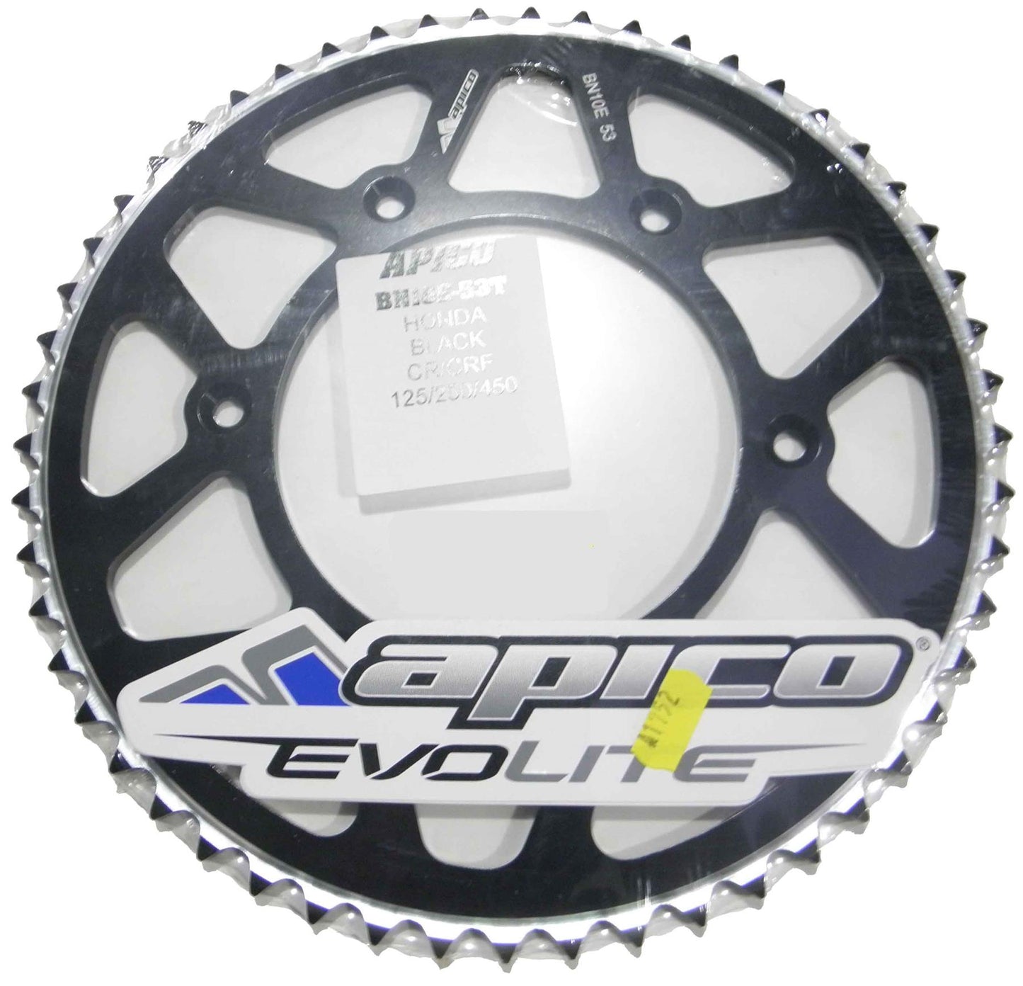 Apico Evolite Black Rear Sprocket For Honda CRF 250R 2004-2024