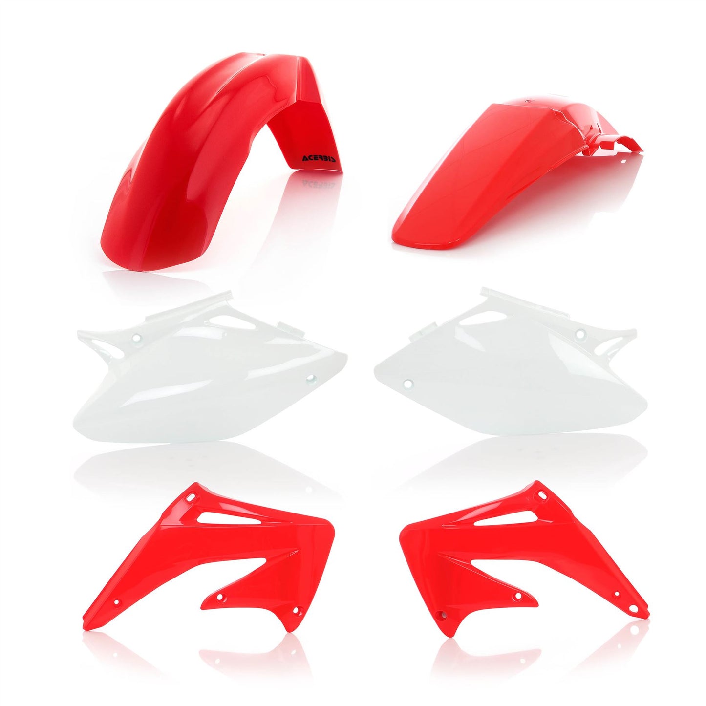 Acerbis Plastic Kit 2003 Red White For HONDA CRF 450 R 2002-2003