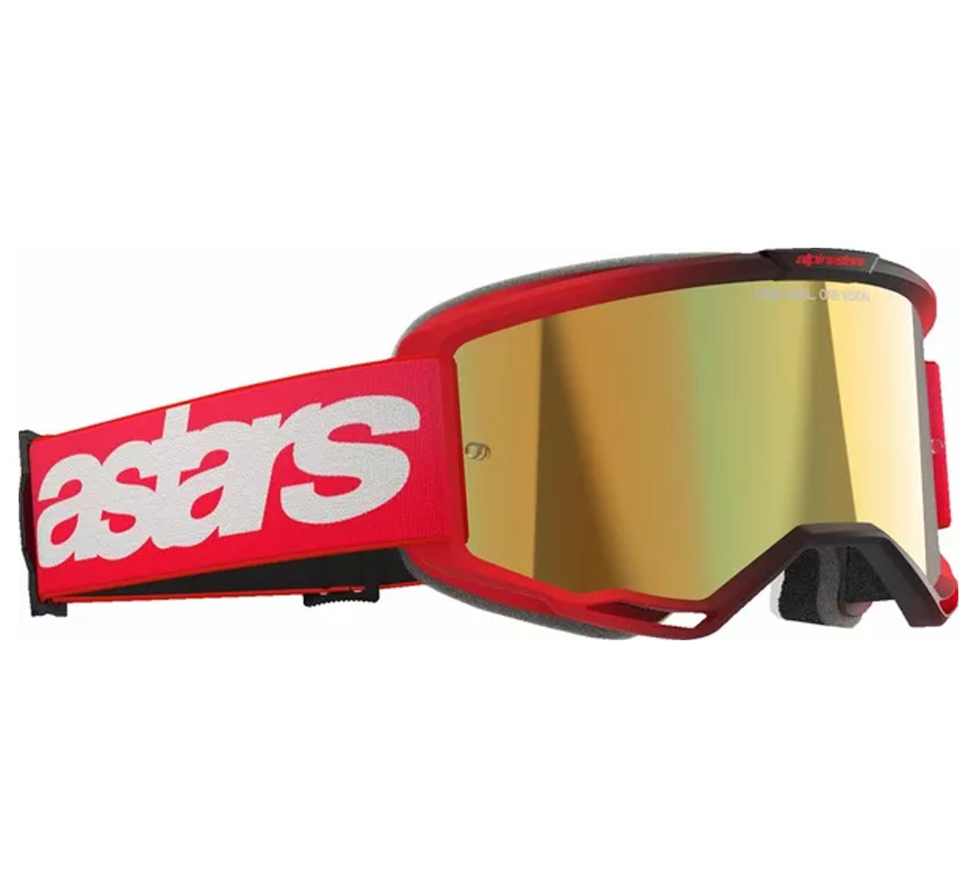 Alpinestars 2025 Goggles Vision 5 Blaze Red Mirror Gold