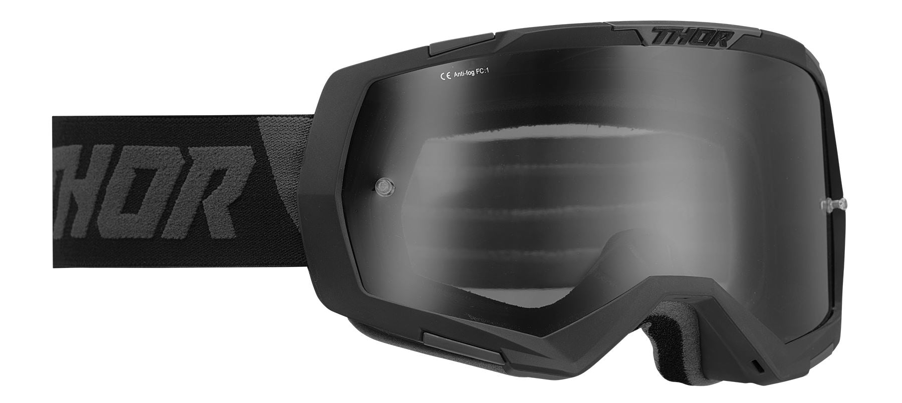 Thor 2025 Goggles Regiment Black Grey