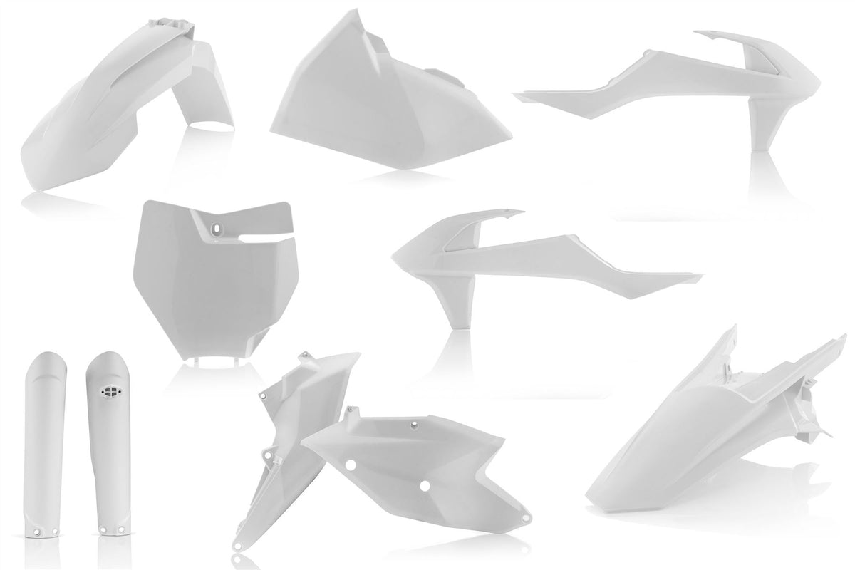 Acerbis Full Plastic Kit White For KTM SX 150 2016-2018