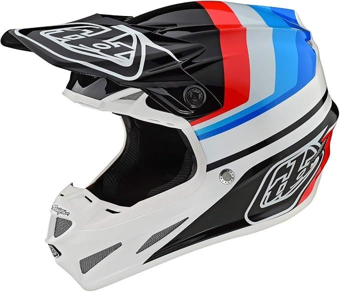 Troy Lee Designs SE4 Polyacrylite Helmet W/MIPS Mirage White Black
