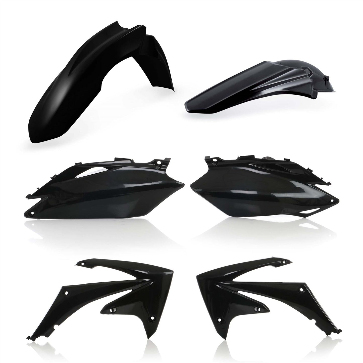 Acerbis Plastic Kit Black 0013148.090