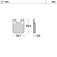 Moto-Master Nitro Sintered Brake Pads