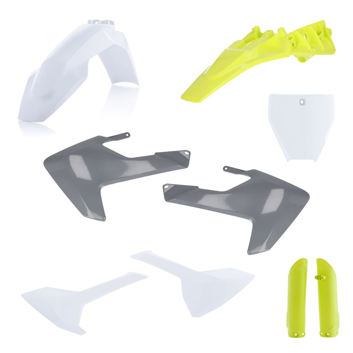 Acerbis Plastic Kit White 2 For Husqvarna TE 250 2026-2027