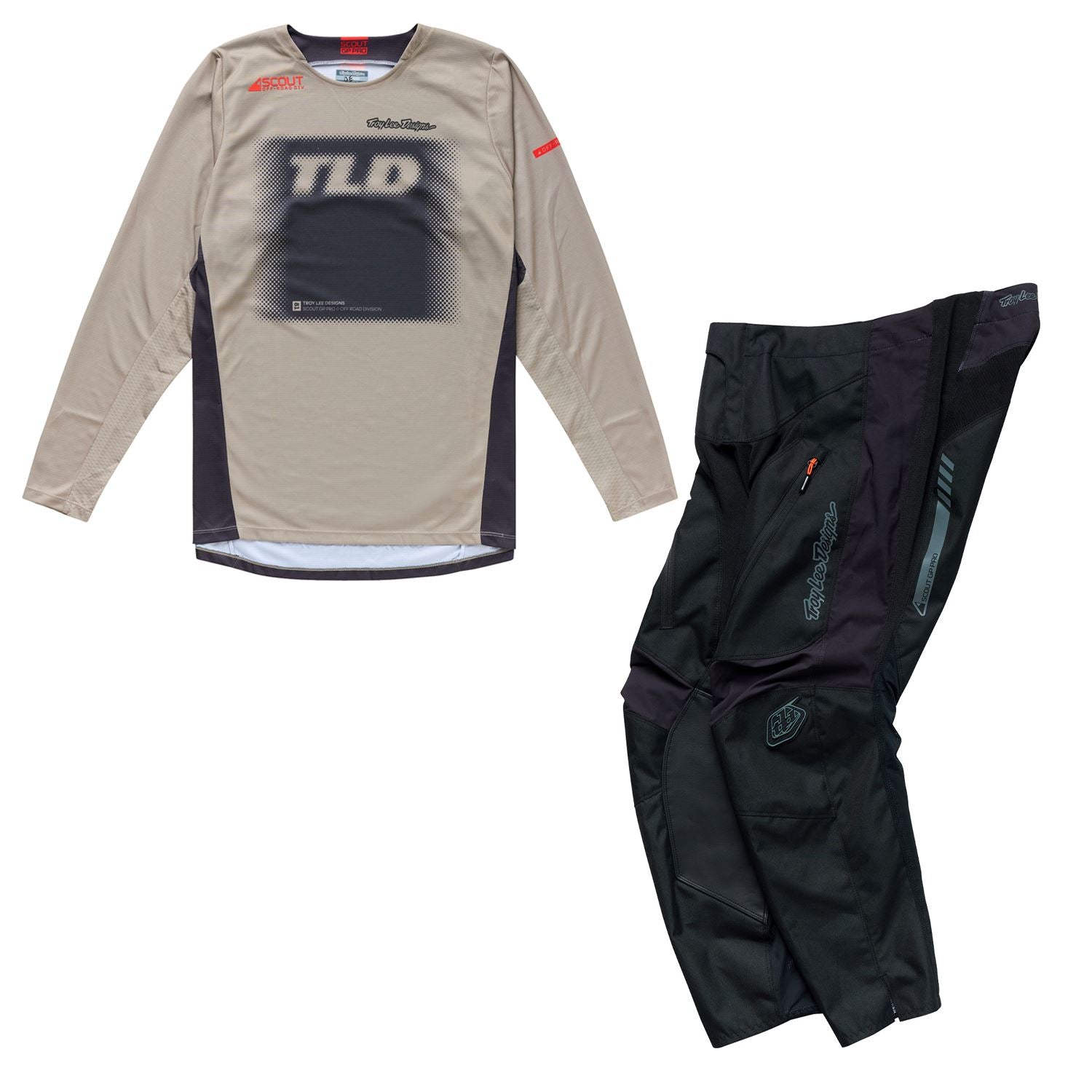 Troy Lee Designs Spring 2026 Scout GP Pro Fade Out MX Combo Kit Timber