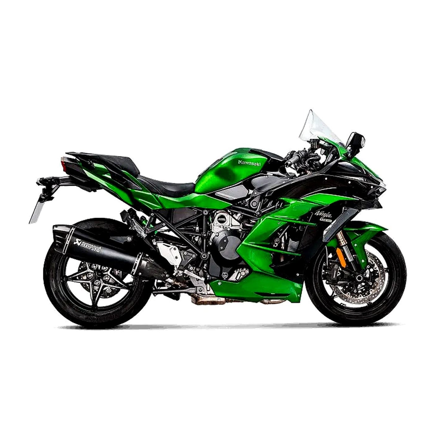 Akrapovic Titanium Black Line Slip On Silencer For Kawasaki H2 1000 SX ABS SE+ Performance Tourer Ninja 2020