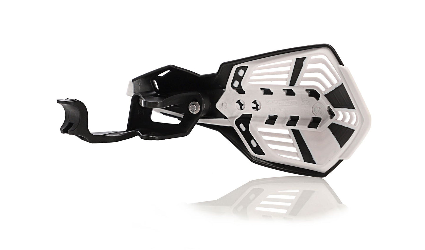 Acerbis K-Future KH Motocross Handguards Black White Kawasaki KX 250 4T 2021 - 2024