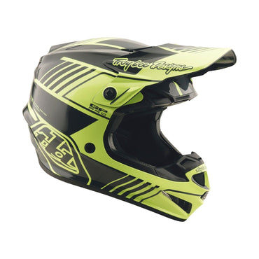 Troy Lee 2026 Motocross Helmet GP PRO Segment Glo Yellow Black