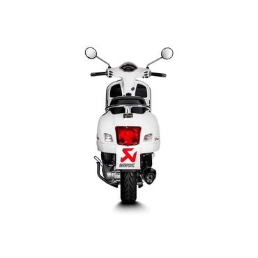 Akrapovic Stainless Steel Black Line Slip On Silencer For Vespa GTS 125 IGET ABS 75th 2021