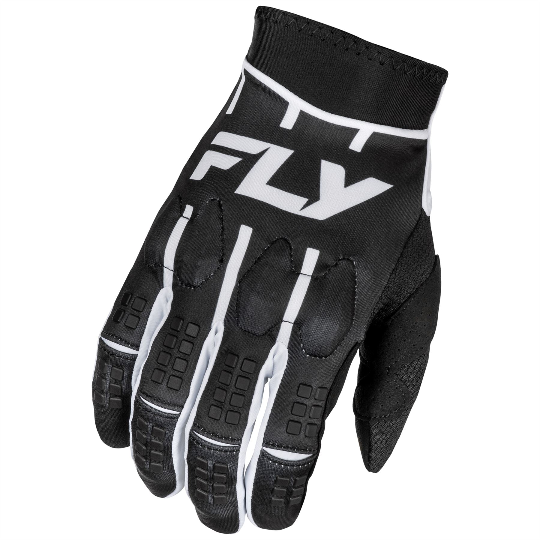 Fly Racing 2025 Evolution DST Motocross Gloves Black White