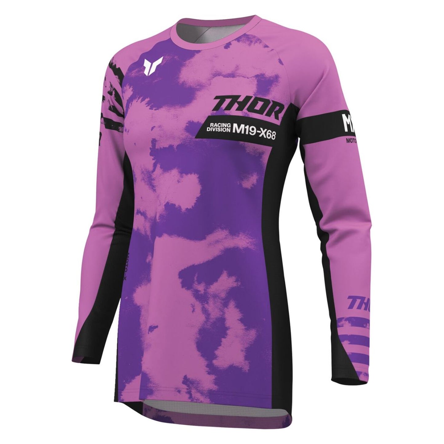 Thor 2026 Womens Launchmode Bleach Black Orchid MX Combo Kit