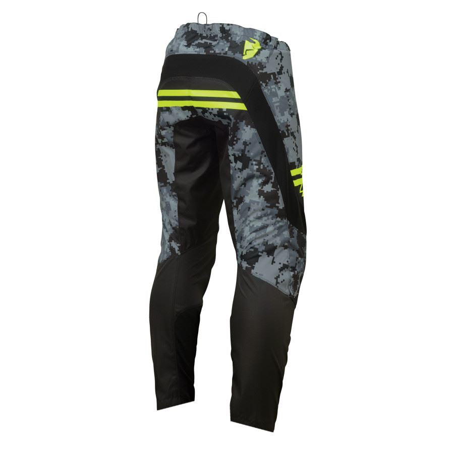 Thor 2025 Youth Sector Digi Camo Black Motocross Pants
