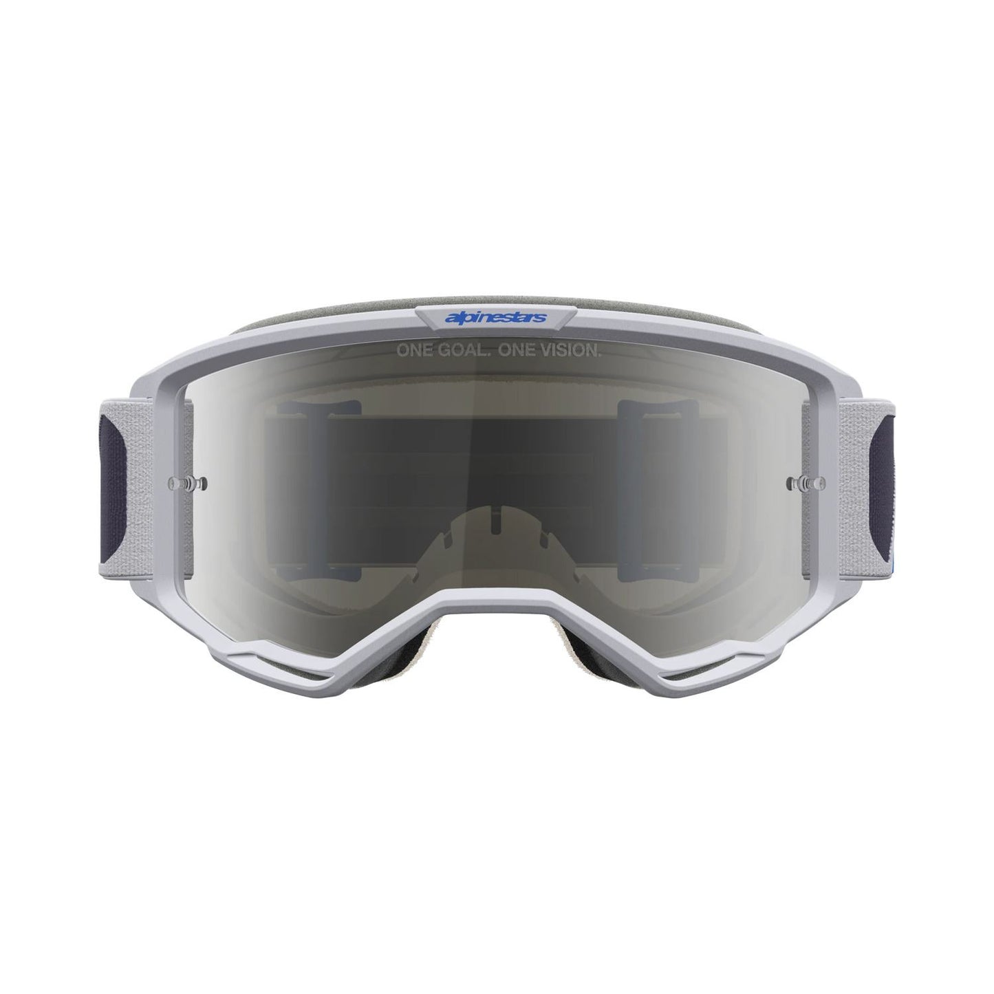 Alpinestars 2027 Vision 5 Drag MX Goggles Light Lilac Blue Mirror Silver