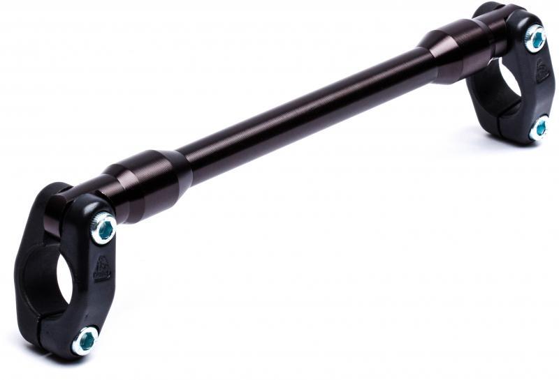 Renthal Aluminum Black Handlebar Brace and Clamp Set 22mm / 7/8"