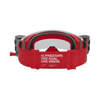 Alpinestars 2027 Supertech Firma Roll Off MX Goggles Red Silver Clear