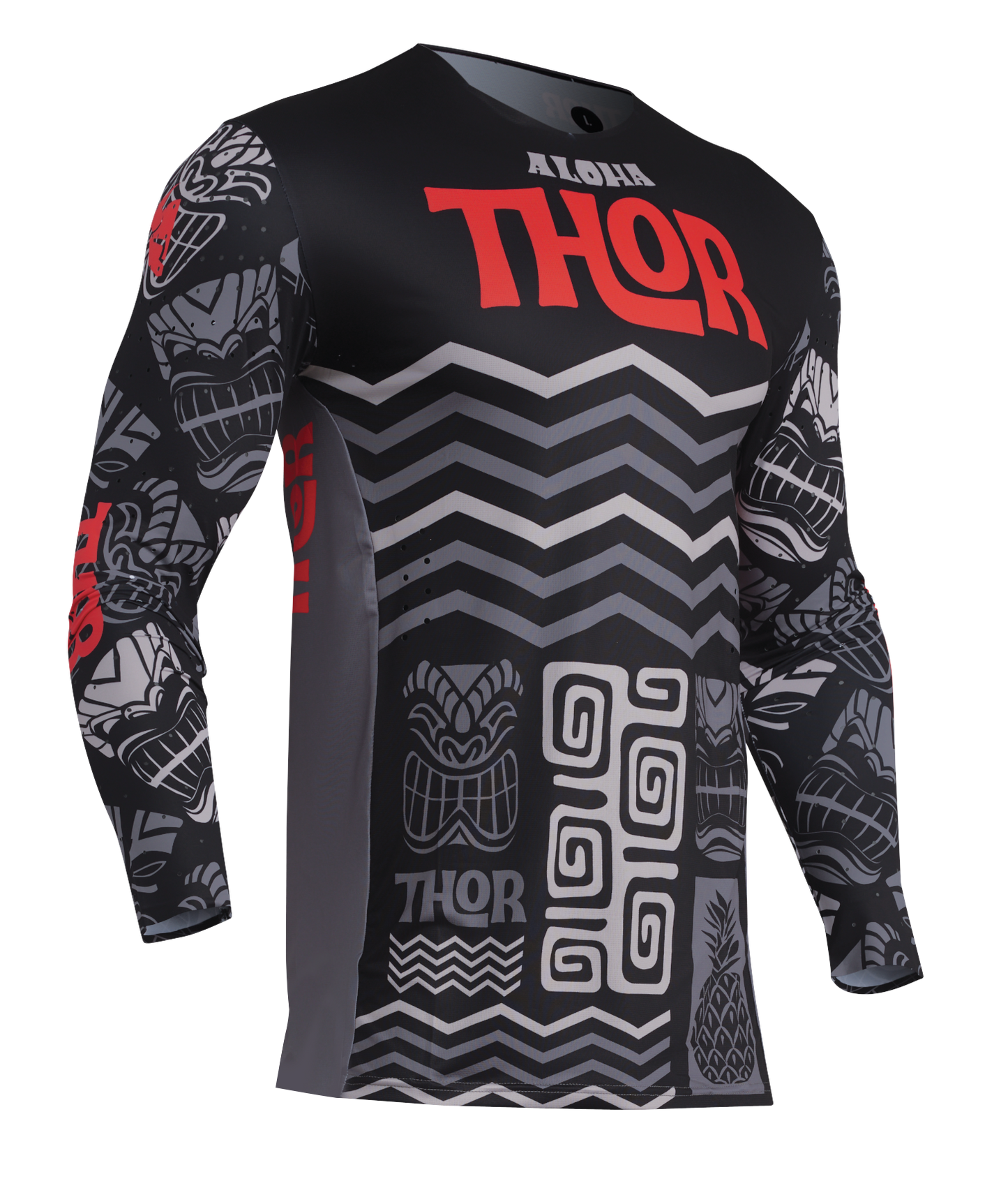 Thor 2025 Motocross Jersey Prime Aloha Black