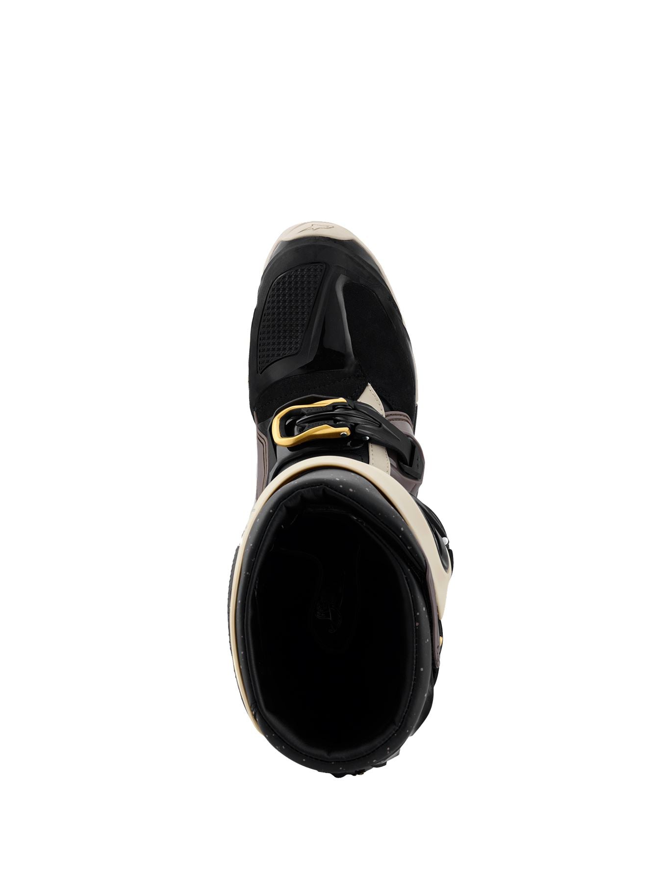 Alpinestars 2026 Tech 7 Enduro Drystar MX Boots Black Dark Grey Gold