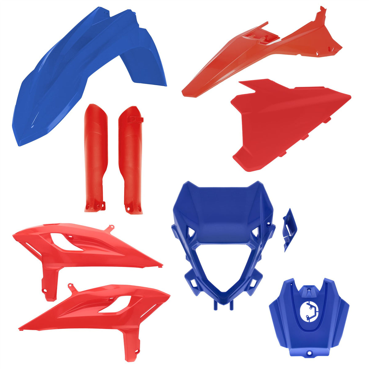 Acerbis Full Plastic Kit Red Blue 0027215.344