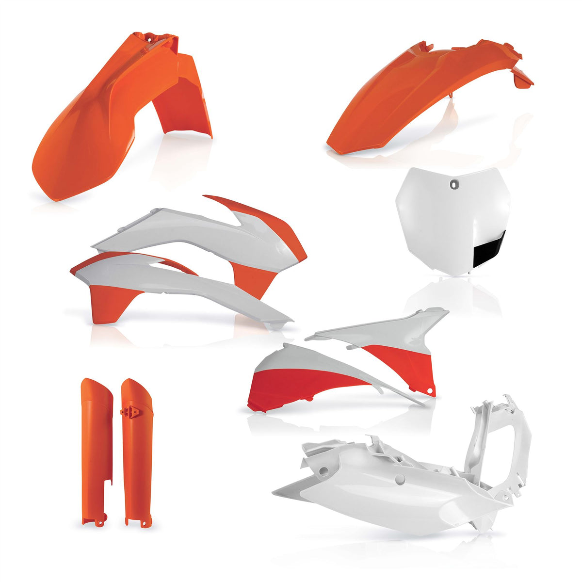 Acerbis Full Plastic Kit Orange 014 For KTM SX 250 2013-2014