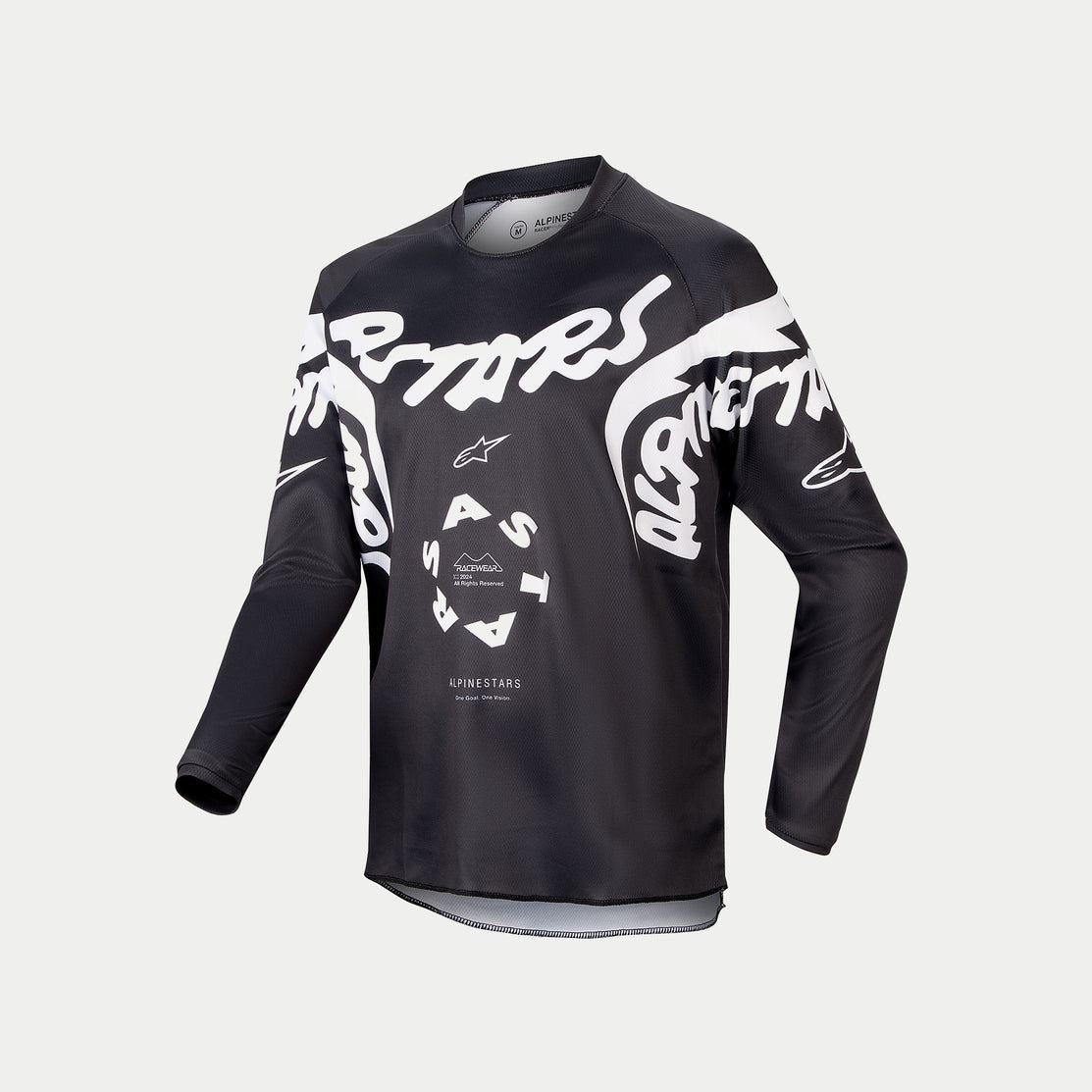 Alpinestars 2024 Racer Hana Youth Motocross Jersey Black White CLEARANCE
