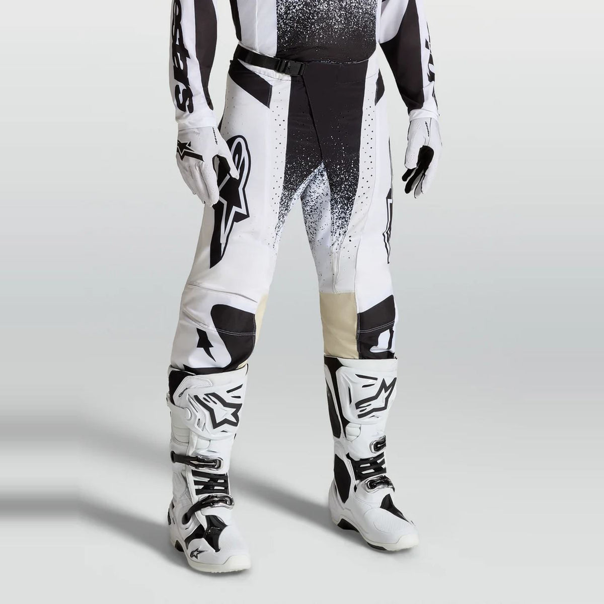 Alpinestars 2027 Techstar Swan MX Pants White Black