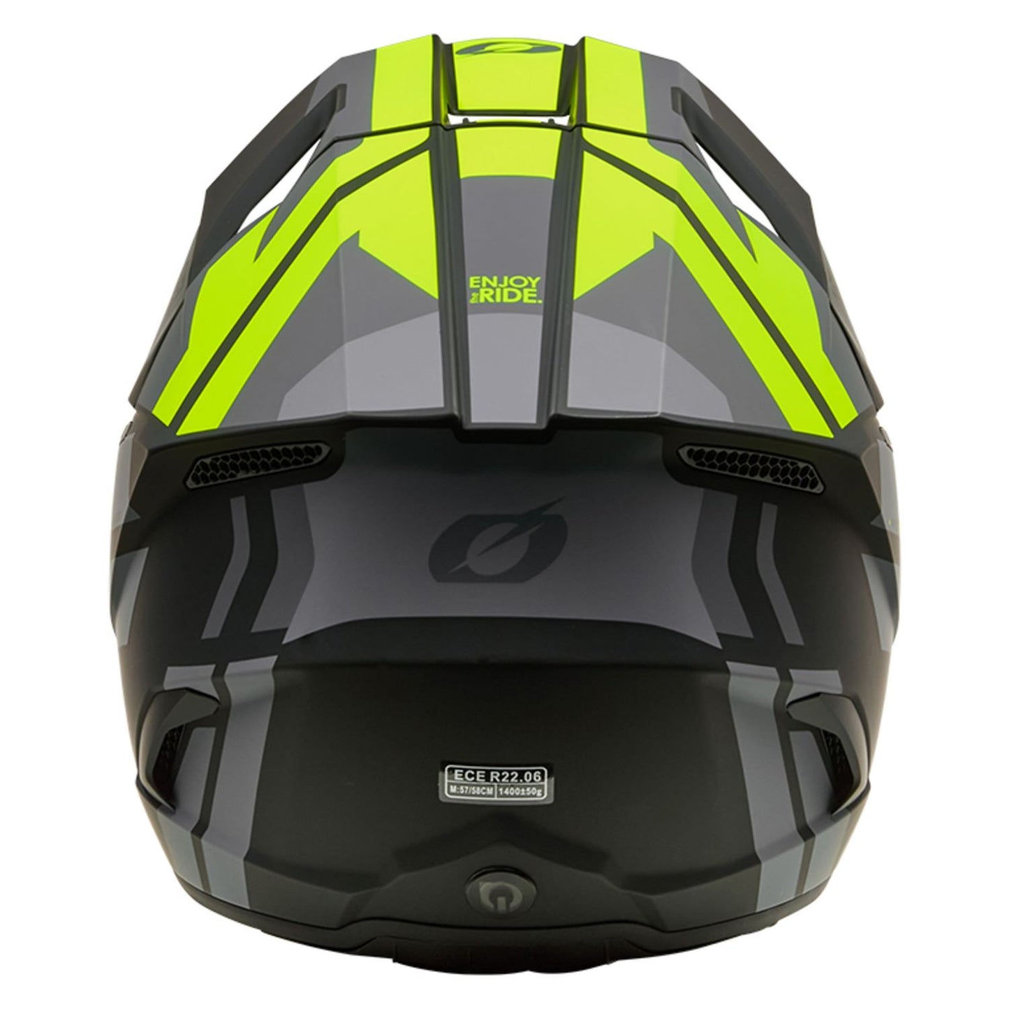O'Neal 2026 3 SRS Ride Black Grey Neon Yellow Helmet