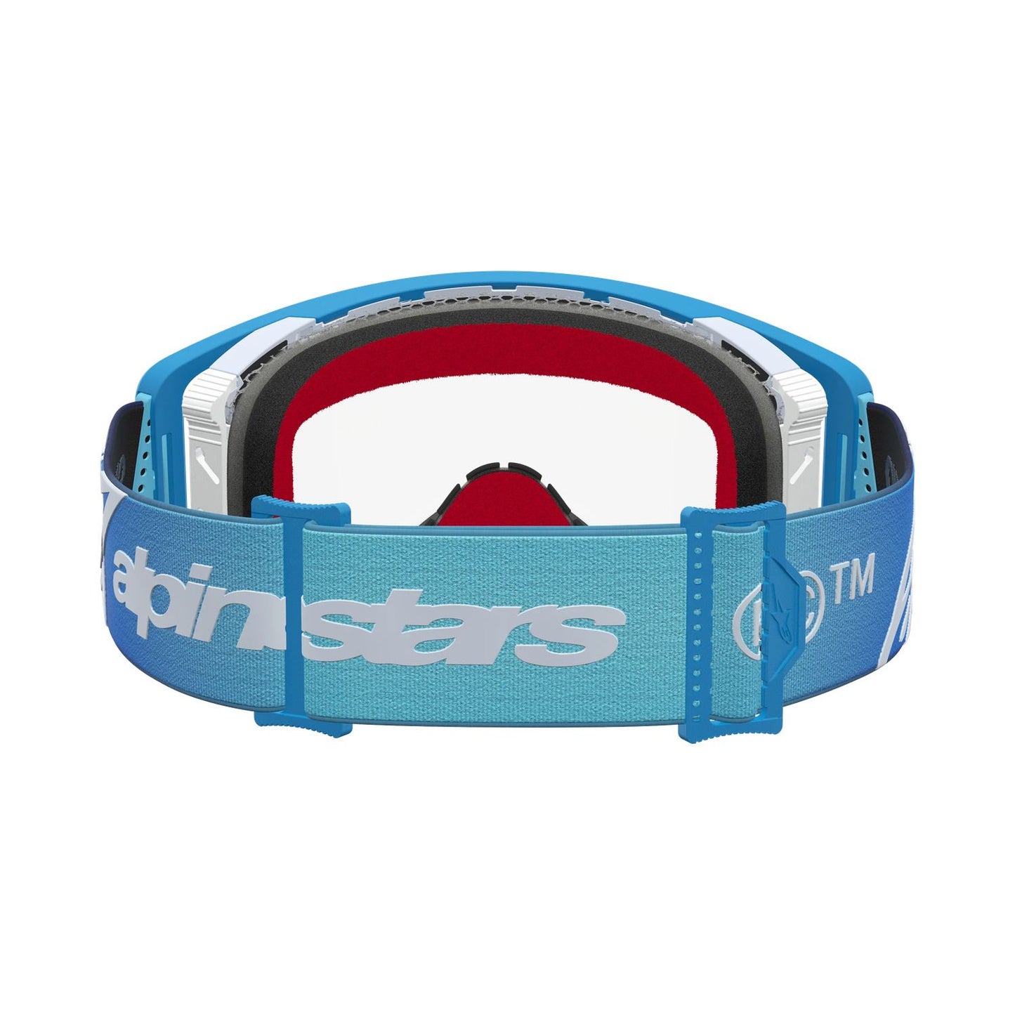 Alpinestars 2027 Supertech Dura Air Fluid MX Goggles Blue Fade Silver Clear