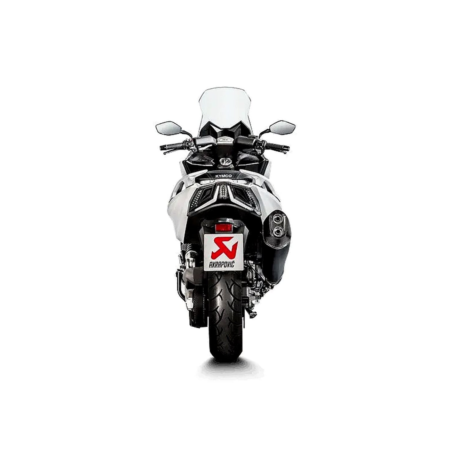 Akrapovic Stainless Steel Black Line Slip On Silencer For Kymco AK 550 I ABS 2017-2020