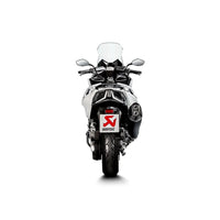 Akrapovic Stainless Steel Black Line Slip On Silencer For Kymco AK 550 I ABS 2017-2020