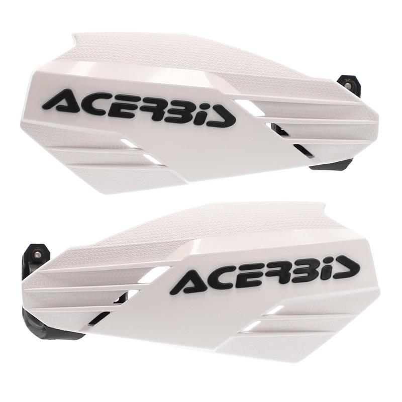 Acerbis K-Linear BKT MX Handguards White Black Husqvarna FE 450 2022 - 2024