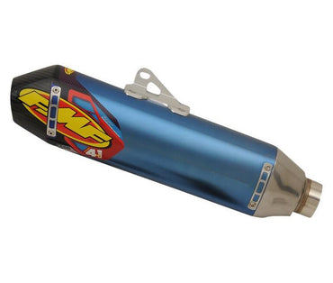 FMF Factory 4.1 RCT Blue Slip-On Carbon End Exhaust Silencer For Honda TRX 450 R Sportrax E-Start 2013-2014