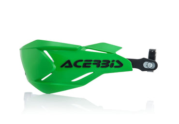 Acerbis X-Factory Black Green Handguards Kawasaki KX 500 2T 1995 - 2002 & 2004