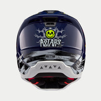Alpinestars 2026 Supertech SM5 Rash Night Navy Yellow Fluo Motocross Helmet