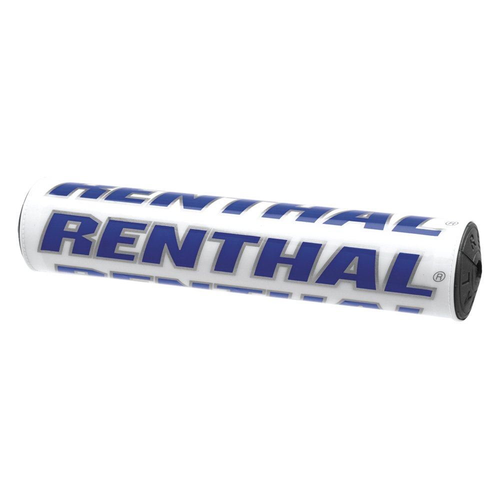 Renthal Supercross Bar Pad 10 inch/240mm White Blue