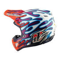 Troy Lee Designs Spring 2026 MX SE5 Composite Overspray Helmets Violet White