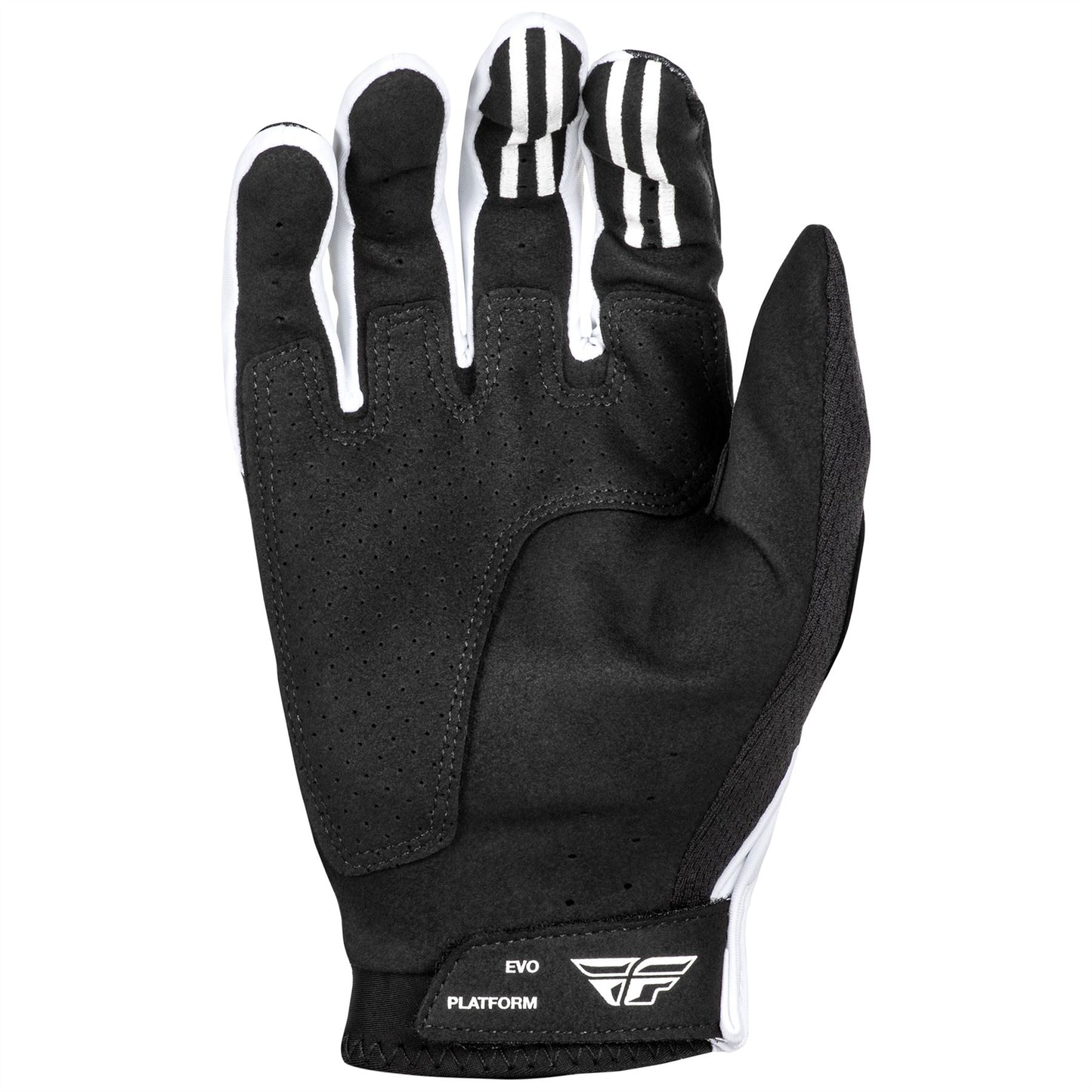 Fly Racing 2025 Evolution DST Motocross Gloves Black White