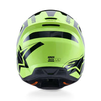 Alpinestars 2026 SM3 Heat Motocross Helmet Yellow Flo Black