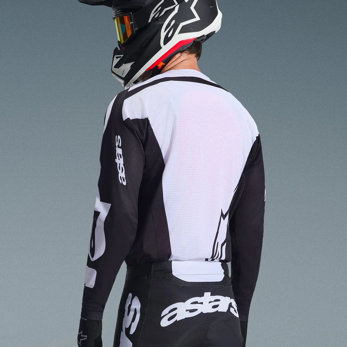 Alpinestars 2026 Racer Air Riway Motocross Jersey Black White