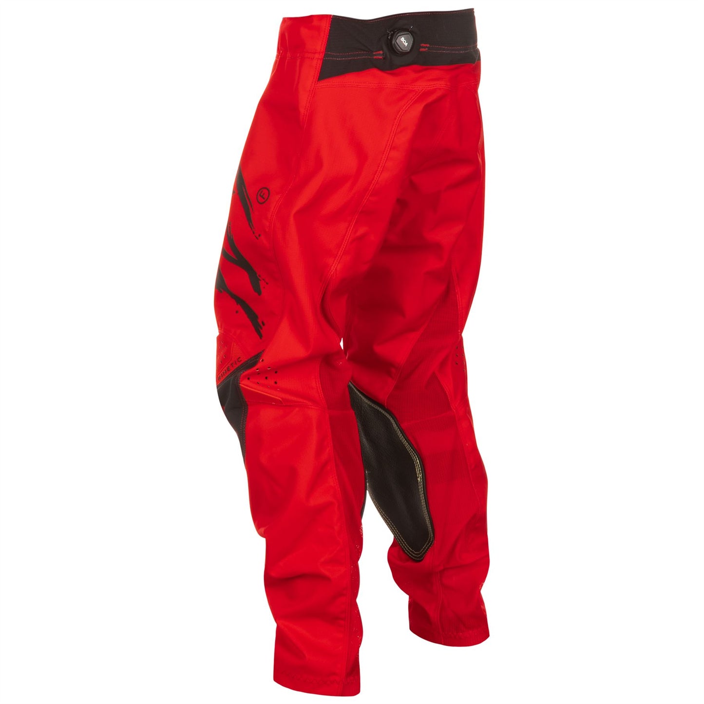 Fly Racing 2025 Youth Kinetic Stoke Motocross Pants Red Black